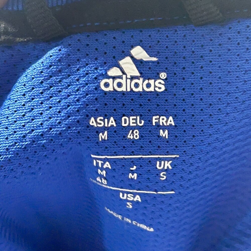 Adidas Windbreaker Pullover Size Medium Royal blue - 0326 - Picture 4 of 4